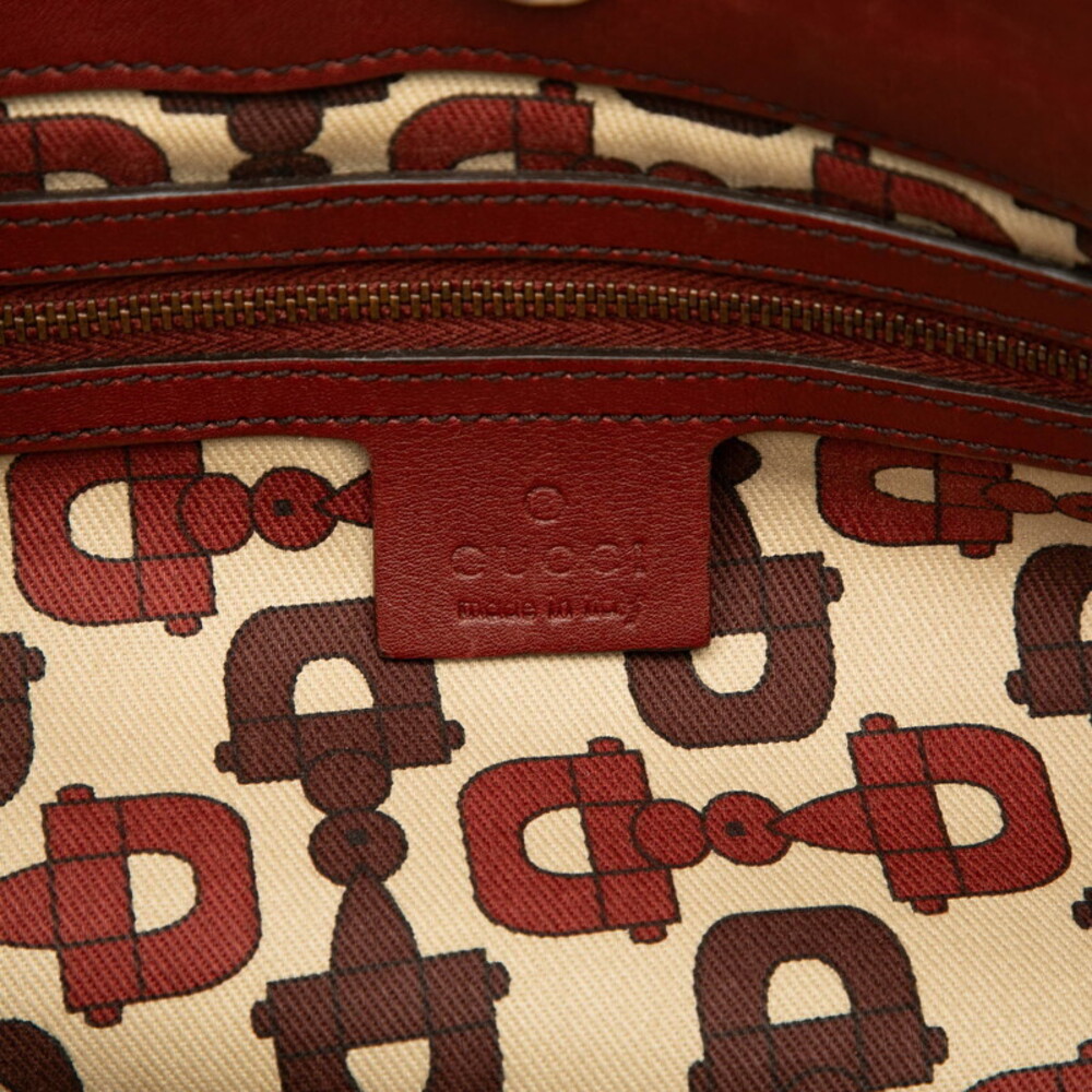 Gucci Tote Bag ssima Red Leather - Picture 5 of 6